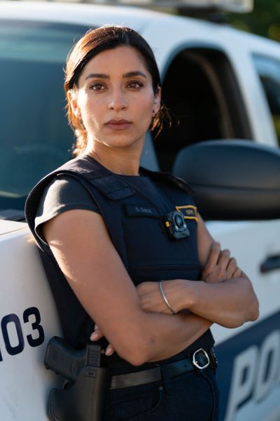 Supinder Wraich as Sabrina on CBC's Allegiance