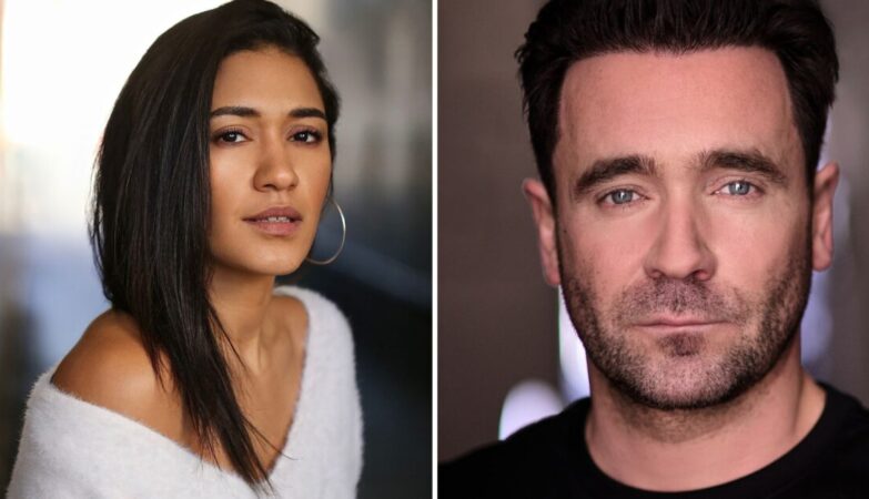 Saint-Pierre stars Josephine Jobert and Allan Hawco