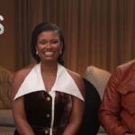 Samantha Walkes and Isaiah Mustafa at the Cross Season 2 Press Day