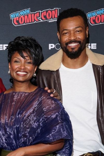 NEW YORK, NEW YORK - OCTOBER 09: Matthew Lillard, Ben Watkins, Alona Tal, Aldis Hodge, Samantha Walkes, Isaiah Mustafa, and Wes Chatham attend the Cross Season Two Panel at New York Comic Con at the Javits Center on October 09, 2025 in New York City.