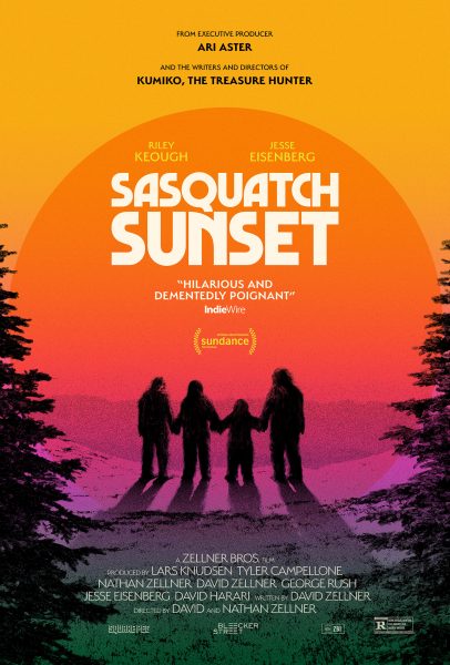 Sasquatch Sunset opens in theatres in wide release on April 19